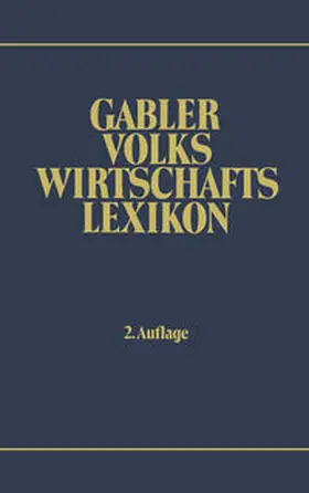 Häfner | Gabler Volkswirtschafts Lexikon | E-Book | www.sack.de