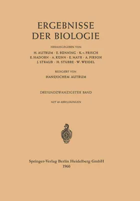 Autrum |  Ergebnisse der Biologie | Buch |  Sack Fachmedien