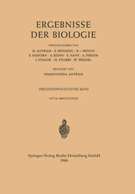 Autrum |  Ergebnisse der Biologie | eBook | Sack Fachmedien