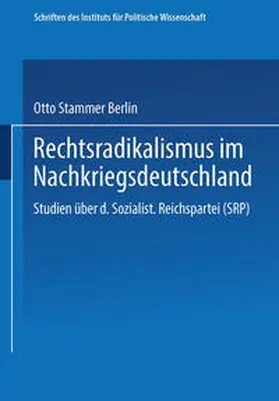 Büsch / Furth |  Rechtsradikalismus im Nachkriegsdeutschland | eBook | Sack Fachmedien
