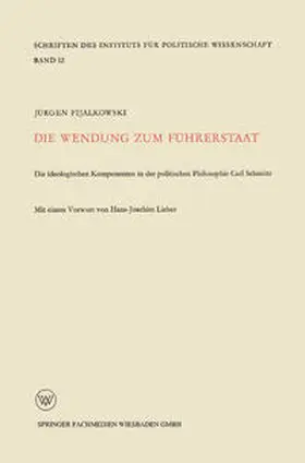 Fijalkowski |  Die Wendung zum Führerstaat | eBook | Sack Fachmedien