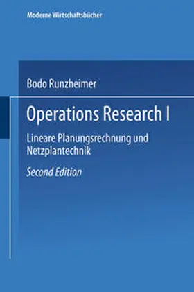 Runzheimer |  Lineare Planungsrechnung und Netzplantechnik | eBook | Sack Fachmedien