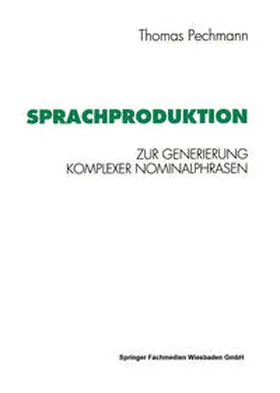 Pechmann |  Sprachproduktion | eBook | Sack Fachmedien