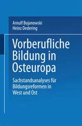 Bojanowski / Dedering |  Vorberufliche Bildung in Osteuropa | eBook | Sack Fachmedien