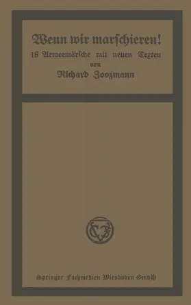 Zoozmann |  Wenn wir marschieren! | Buch |  Sack Fachmedien