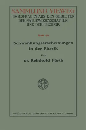Fürth | Schwankungserscheinungen in der Physik | Buch | 978-3-663-19857-4 | www.sack.de