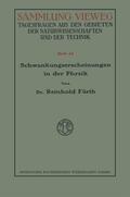 Fürth |  Fürth, R: Schwankungserscheinungen in der Physik | Buch |  Sack Fachmedien