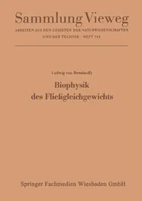 Bertalanffy |  Biophysik des Fließgleichgewichts | eBook | Sack Fachmedien