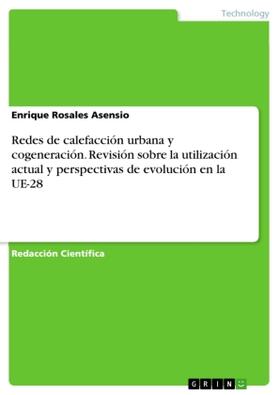 Rosales Asensio | Redes de calefacción urbana y cogeneración. Revisión sobre la utilización actual y perspectivas de evolución en la UE-28 | Buch | 978-3-668-02005-4 | sack.de
