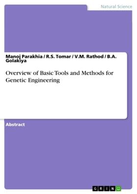 Parakhia / Tomar / Rathod |  Overview of Basic Tools and Methods for Genetic Engineering | Buch |  Sack Fachmedien