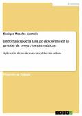 Rosales Asensio |  Importancia de la tasa de descuento en la gestión de proyectos energéticos | eBook | Sack Fachmedien