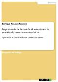 Rosales Asensio |  Importancia de la tasa de descuento en la gestión de proyectos energéticos | Buch |  Sack Fachmedien