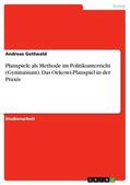 Gottwald |  Planspiele als Methode im Politikunterricht (Gymnasium). Das Oekowi-Planspiel in der Praxis | Buch |  Sack Fachmedien