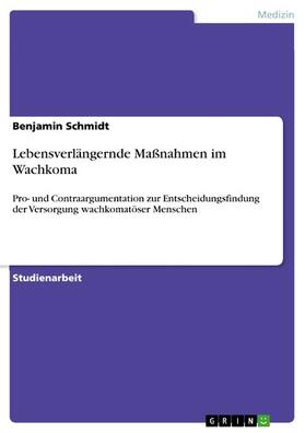 Schmidt | Lebensverlängernde Maßnahmen im Wachkoma | E-Book | sack.de