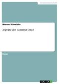 Schneider |  Aspekte des common sense | Buch |  Sack Fachmedien