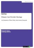 Ron |  Primary Care Provider Shortage | Buch |  Sack Fachmedien