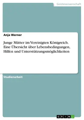 Werner |  Junge Mütter im Vereinigten Königreich. Eine Übersicht über Lebensbedingungen, Hilfen und Unterstützungsmöglichkeiten | eBook | Sack Fachmedien