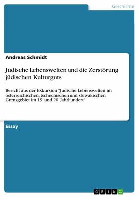 Schmidt | Jüdische Lebenswelten und die Zerstörung jüdischen Kulturguts | E-Book | sack.de