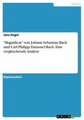 Engel |  "Magnificat" von Johann Sebastian Bach und Carl Philipp Emanuel Bach. Eine vergleichende Analyse | eBook | Sack Fachmedien