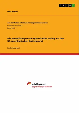 Richter |  Die Auswirkungen von Quantitative Easing auf den US-amerikanischen Aktienmarkt | eBook | Sack Fachmedien