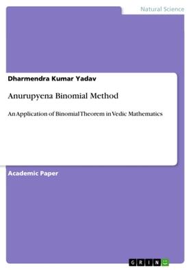 Yadav |  Anurupyena Binomial Method | Buch |  Sack Fachmedien