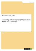 Arslan |  Leadership in Contemporary Organisations. An Art and a Science? | Buch |  Sack Fachmedien