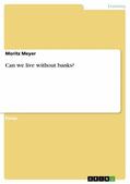 Meyer |  Can we live without banks? | eBook | Sack Fachmedien