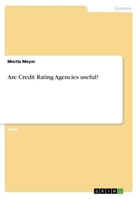 Meyer | Are Credit Rating Agencies useful? | Buch | 978-3-668-70950-8 | www.sack.de
