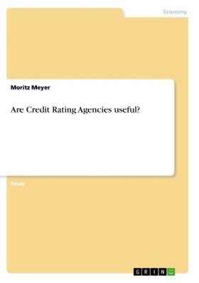 Meyer | Are Credit Rating Agencies useful? | Buch | 978-3-668-70950-8 | sack.de