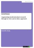 Kumar |  Augmenting medicinal plant research through in vitro and in silico approach | eBook | Sack Fachmedien