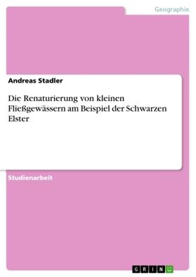Stadler |  Die Renaturierung von kleinen Fließgewässern am Beispiel der Schwarzen Elster | Buch |  Sack Fachmedien
