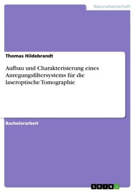 Hildebrandt |  Aufbau und Charakterisierung eines Anregungsfiltersystems für die laseroptische Tomographie | Buch |  Sack Fachmedien