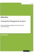 Renz |  Strategisches Management im Sport | Buch |  Sack Fachmedien