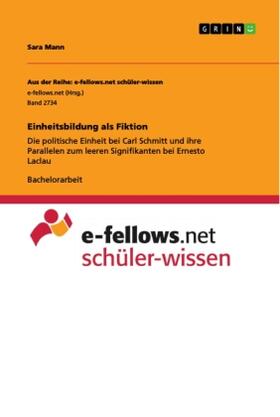 Mann |  Einheitsbildung als Fiktion | Buch |  Sack Fachmedien