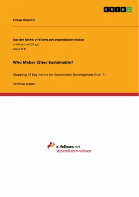 Valentin |  Who Makes Cities Sustainable? | eBook | Sack Fachmedien