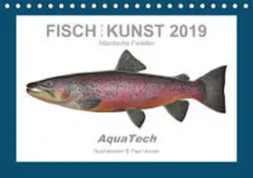 Vecsei |  Fisch als Kunst 2019: Atlantische Forellen (Tischkalender 2019 DIN A5 quer) | Sonstiges |  Sack Fachmedien