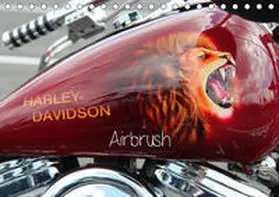 Brix - Studio Brix |  Harley Davidson - Airbrush (Tischkalender 2019 DIN A5 quer) | Sonstiges |  Sack Fachmedien