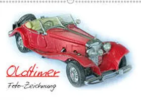 Lutzius | Oldtimer Foto-Zeichnung (Wandkalender 2019 DIN A3 quer) | Sonstiges | 978-3-669-51989-2 | www.sack.de