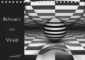 Manhart / manhART |  Schwarz trifft Weiß (Tischkalender 2019 DIN A5 quer) | Sonstiges |  Sack Fachmedien