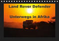 Sander |  Land Rover Defender - Unterwegs in Afrika (Tischkalender 2019 DIN A5 quer) | Sonstiges |  Sack Fachmedien