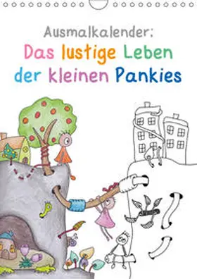 Langenkamp |  Ausmalkalender: Das lustige Leben der kleinen Pankies (Wandkalender 2019 DIN A4 hoch) | Sonstiges |  Sack Fachmedien