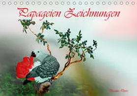Djeric |  Papageien Zeichnungen (Tischkalender 2020 DIN A5 quer) | Sonstiges |  Sack Fachmedien