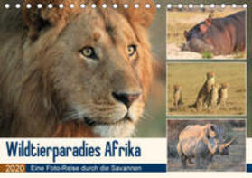 Herzog | Wildtierparadies Afrika - Eine Foto-Reise durch die Savannen (Tischkalender 2020 DIN A5 quer) | Sonstiges | sack.de