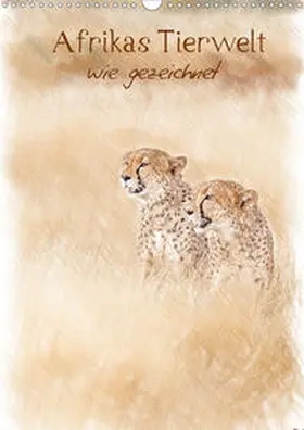 Jachalke / Voß |  Afrikas Tierwelt - wie gezeichnet (Wandkalender 2020 DIN A3 hoch) | Sonstiges |  Sack Fachmedien