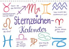 Kleinhans - Kritzelfee |  Sternzeichen-Kalender (Wandkalender 2020 DIN A4 quer) | Sonstiges |  Sack Fachmedien