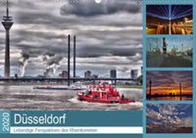 Hackstein | Düsseldorf - Lebendige Perspektiven des Rheinkometen (Wandkalender 2020 DIN A2 quer) | Sonstiges | 978-3-670-95077-6 | www.sack.de