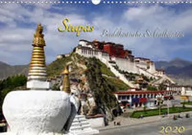 Bergermann |  Stupas - Buddhistische Sakralbauten 2020 (Wandkalender 2020 DIN A3 quer) | Sonstiges |  Sack Fachmedien