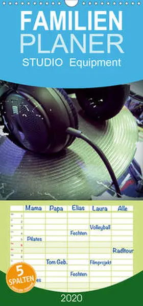 Bleicher |  STUDIO Equipment - Familienplaner hoch (Wandkalender 2020 , 21 cm x 45 cm, hoch) | Sonstiges |  Sack Fachmedien