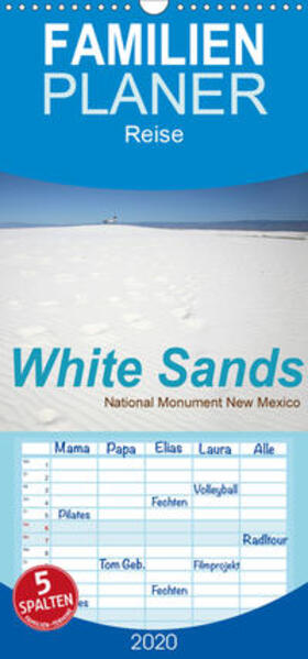 Schneider | White Sands - National Monument - New Mexico - Familienplaner hoch (Wandkalender 2020 , 21 cm x 45 cm, hoch) | Sonstiges | 978-3-671-05751-1 | sack.de