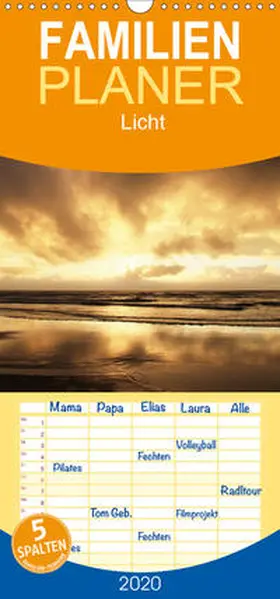 Hoffmann |  Lichtspiele in der Natur - Familienplaner hoch (Wandkalender 2020 , 21 cm x 45 cm, hoch) | Sonstiges |  Sack Fachmedien